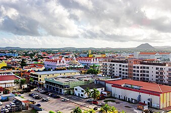 Panorama van Oranjestad