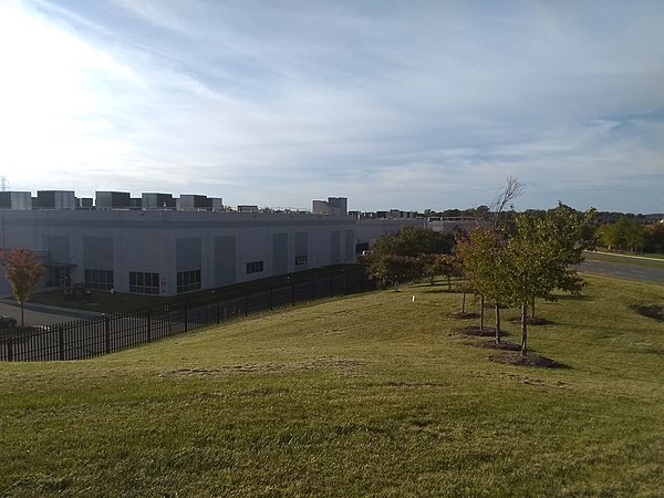 An AWS datacenter in Ashburn, Virginia in late 2020.