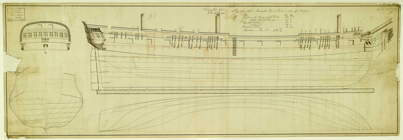 File:Admiralty Sheer Draught Ship Plans RMG F3427.png