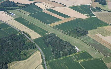 Aerial image of the Pegnitz Zipser Berg airfield