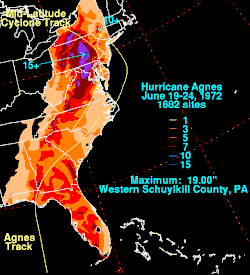 Ouragan Agnes: Situation météorologique, Impacts, Conséquences à long terme