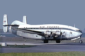 Provence az Air France által a Tempelhof repülőtéren 1965-ben