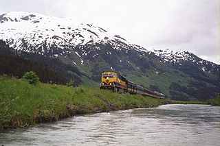 <i>Glacier Discovery</i> Seasonal passenger train, Alaska