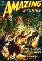 Amazing Stories cover image for January 1952