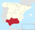 Andalucia in Spain (including Canarias) (special marker).svg
