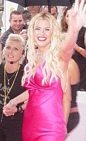 Anna Nicole Smith was one of many to appear in the music video for "The New Workout Plan." Anna Nicole Smith crop.jpg