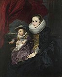 Anthony van Dyck - Portrait of Maria Stappaert and Child NG NG NG3011.jpg