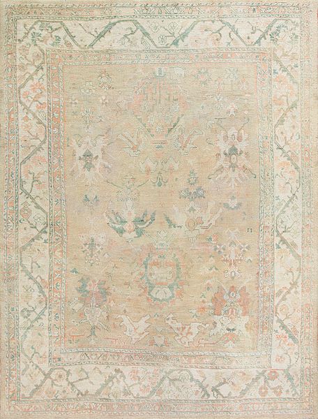 File:Antique Oushak Carpet from Turkey.jpg