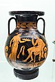 Apulian red figure pelike - RVAp extra - woman and youth - draped youths - Firenze MAN 4042 - 01