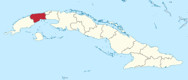 Ligging van Artemisa in Cuba
