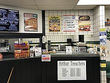 The interior of the Arthur Treacher's in Pomeroy, Ohio. Arthur Treacher's - Pomeroy, Ohio - Interior.jpg