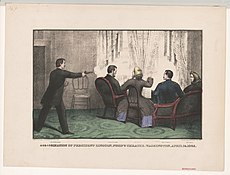 Assassination of President Lincoln, Ford's Theatre, Washington, April 14, 1865 LCCN2003656453.jpg