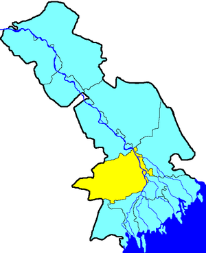 Distretto di Narimanov sulla mappa