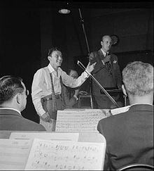 Axel Stordahl with Frank Sinatra 1947