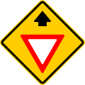 SP-36 Give way sign ahead