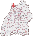 Deutsch: Wahlkreis 274: Heidelberg