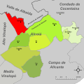 Розташування муніципалітету Баньєрес-де-Маріола у комарці Оя-де-Алькой