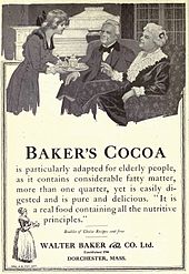 Baker's Cocoa Advertisement in Overland Monthly, January 1919 BakersCocoa.JPG