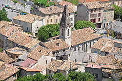 Skyline of Barrême