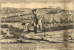Battle of Whitemarsh, in a German illustration.