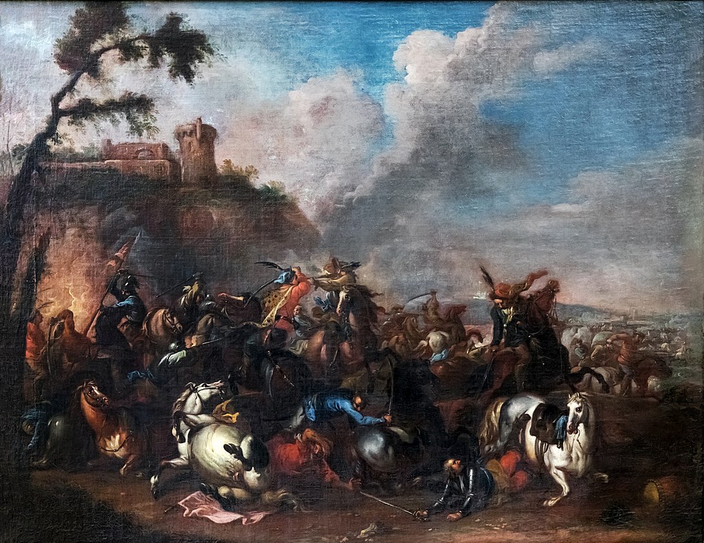Beaux-Arts de Carcassonne - Combat de chretiens et de turcs - Joseph Parrocel 892.1.196 Joconde04400000541.jpg