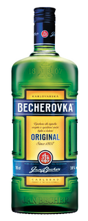 <span class="mw-page-title-main">Becherovka</span> Herbal bitters from the Czech Republic