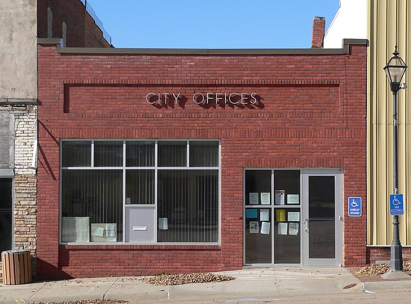 File:Beemer, Nebraska city offices.JPG