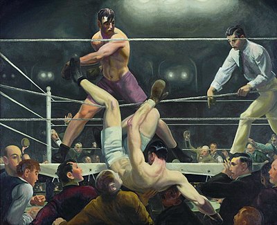 Dempsey e Firpo (1924), Whitney Museum of American Art