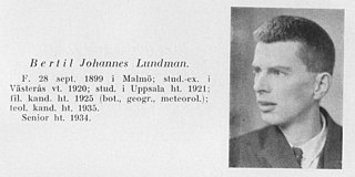 <span class="mw-page-title-main">Bertil Lundman</span> Swedish anthropologist (1899–1993)