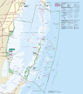 Biscayne National Park Map 2009.png