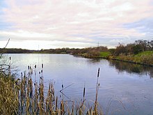 A lake at Blackleach Country Park