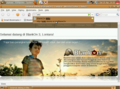 Mozilla Firefox berjalan di BlankOn Lontara