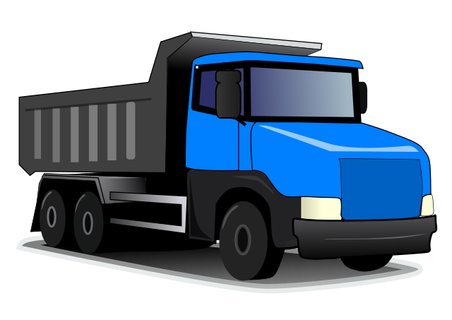 Download File Blue Dump Truck Svg Wikimedia Commons
