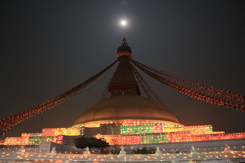 Boudhanath on the full moon day and Buddhajayanti