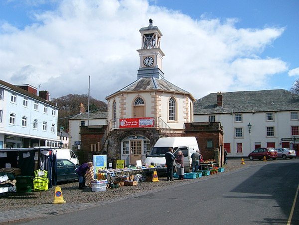 The Moot Hall in the market place in Brampton in 2008