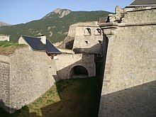 Une partie des remparts de Briançon, près du Champ-de-Mars.