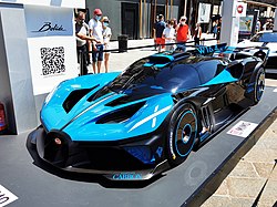 Bugatti Bolide auf der Milano Monza Open-Air Motor Show 2021