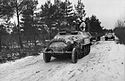 Deutscher Schützenpanzerwagen Ende Oktober 1941 vor Moskau