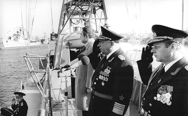 GDR-Admiral Wilhelm Ehm and Vizeadmiral Gustav Hesse (1979)