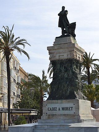 <span class="mw-page-title-main">Monument to Moret (Cádiz)</span> Monument in Cádiz