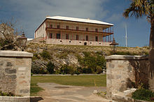 Dockyard Commissioner's House in Bermuda (1823-31) COMMISSIONER'S HOUSE IN THE ROYAL DOCKYARD, BERMUDA.jpg