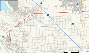 California State Route 119 Map.svg