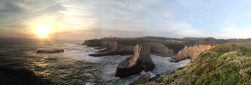 File:California coast, Santa Cruz, CA.jpg