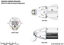 Configuración de acoplamiento Cargo Dragon