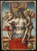 Carlo crivelli, cristo morto sorretto da angeli, 1485 ca..JPG