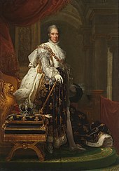 Portrait of King Charles X in his late sixties