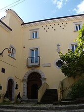 Casa Sannia, sede della Biblioteca e del Museo.