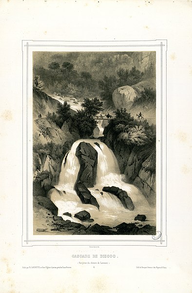 File:Cascade de Discoo (Vue prise du chemin de Laressec) - Fonds Ancely - B315556101 A GORSE 11 007.jpg