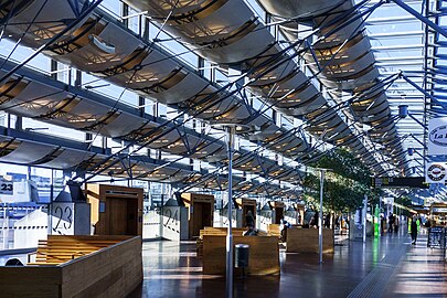 Ceiling of the Nils Ericson bus terminal, Gothenburg