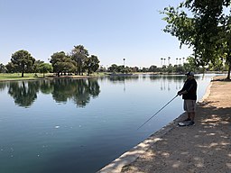 Chaparral Lake in Scottsdale Arizona is a Lake for fishing.